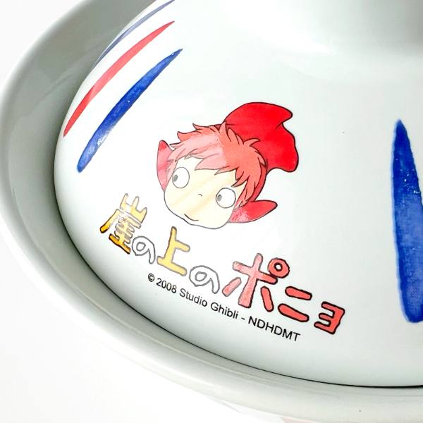 楽天市場】ジブリ グッズ 崖の上のポニョ フタ付きどんぶり スタジオ