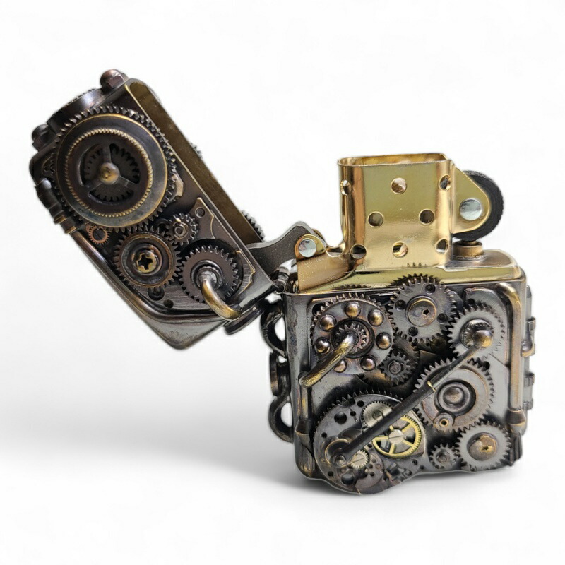 楽天市場】希少 ZIPPO ジッポ アンティーク仕上げ スチームパンク歯車