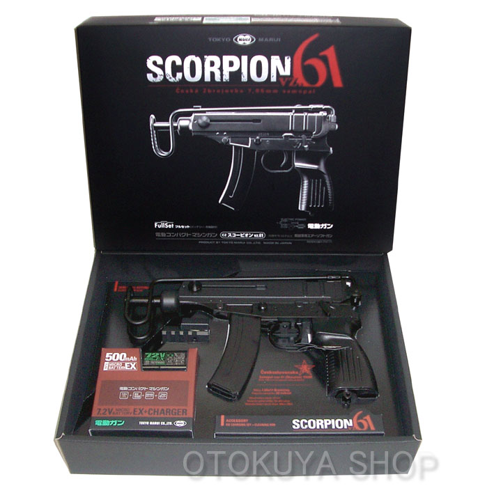 楽天市場】電動コンパクト スコーピオンVz61 フルセット【東京マルイ
