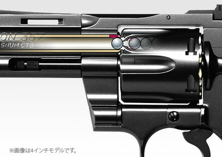 楽天市場】NEW ガスリボルバー コルトパイソン .357マグナム 6インチ