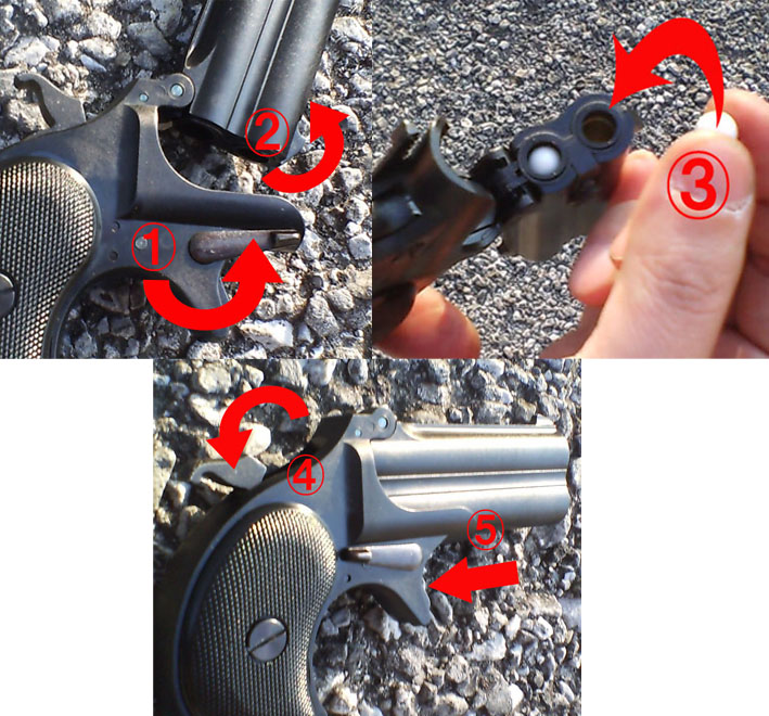 楽天市場】ガスパワー デリンジャー バリュースペック ブラックABS