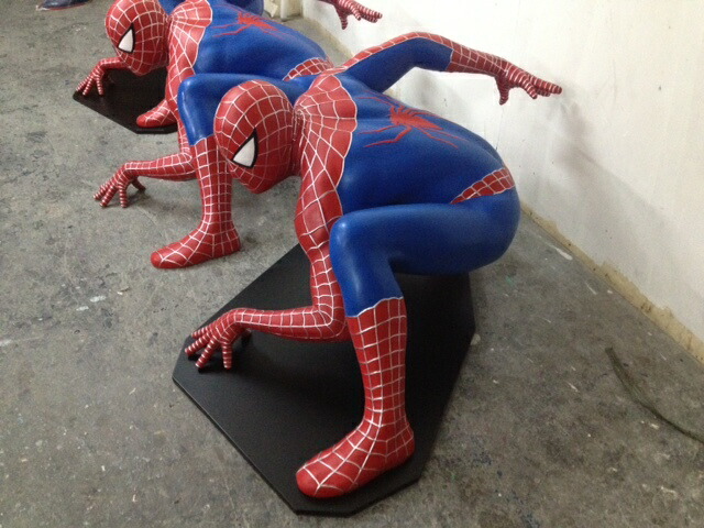 楽天市場】スパイダーマン ビッグ【闘い】 等身大フィギュア ※ 大型