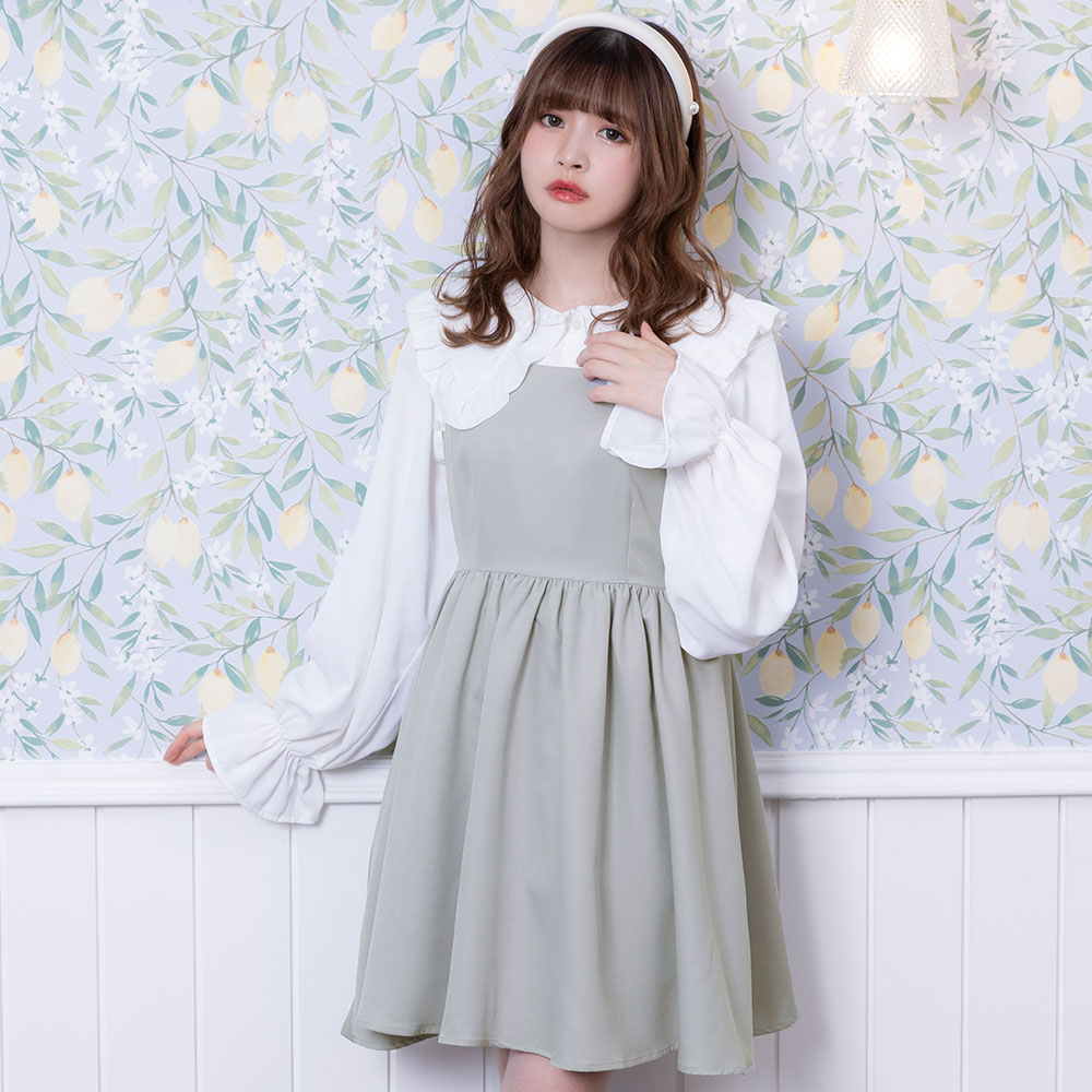 楽天市場】【SALE】バックリボンドレスミニジャンスカ レディース