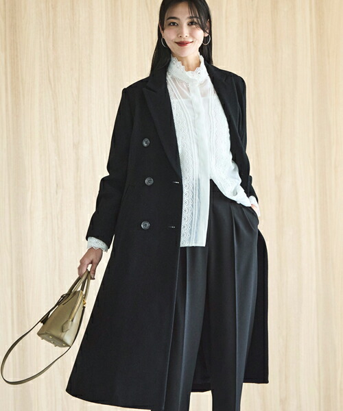 楽天市場】【日本生地】レディース ロングコート ウールコート