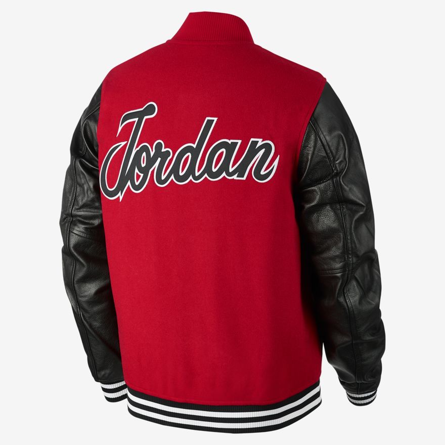 楽天市場】NIKE JORDANウールレザースタジアムジャケット/スタジャン