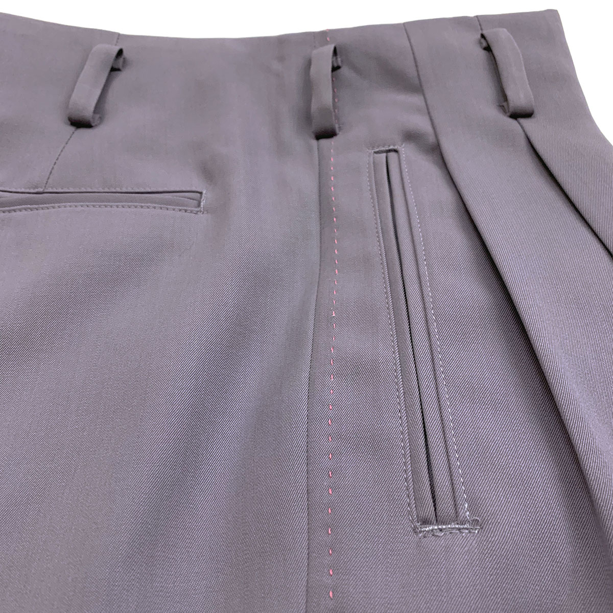 楽天市場】ハンドステッチ ツータック トラウザーズ/ DRY BONES