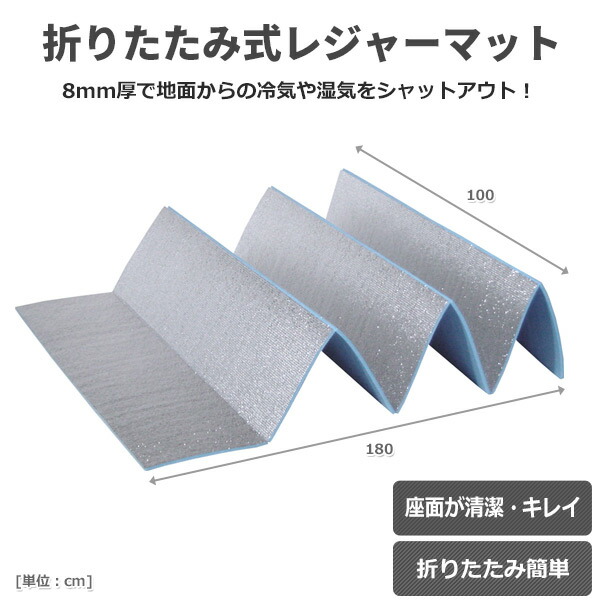 楽天市場】レジャーマット レジャーシート 折りたたみ 厚手 極厚