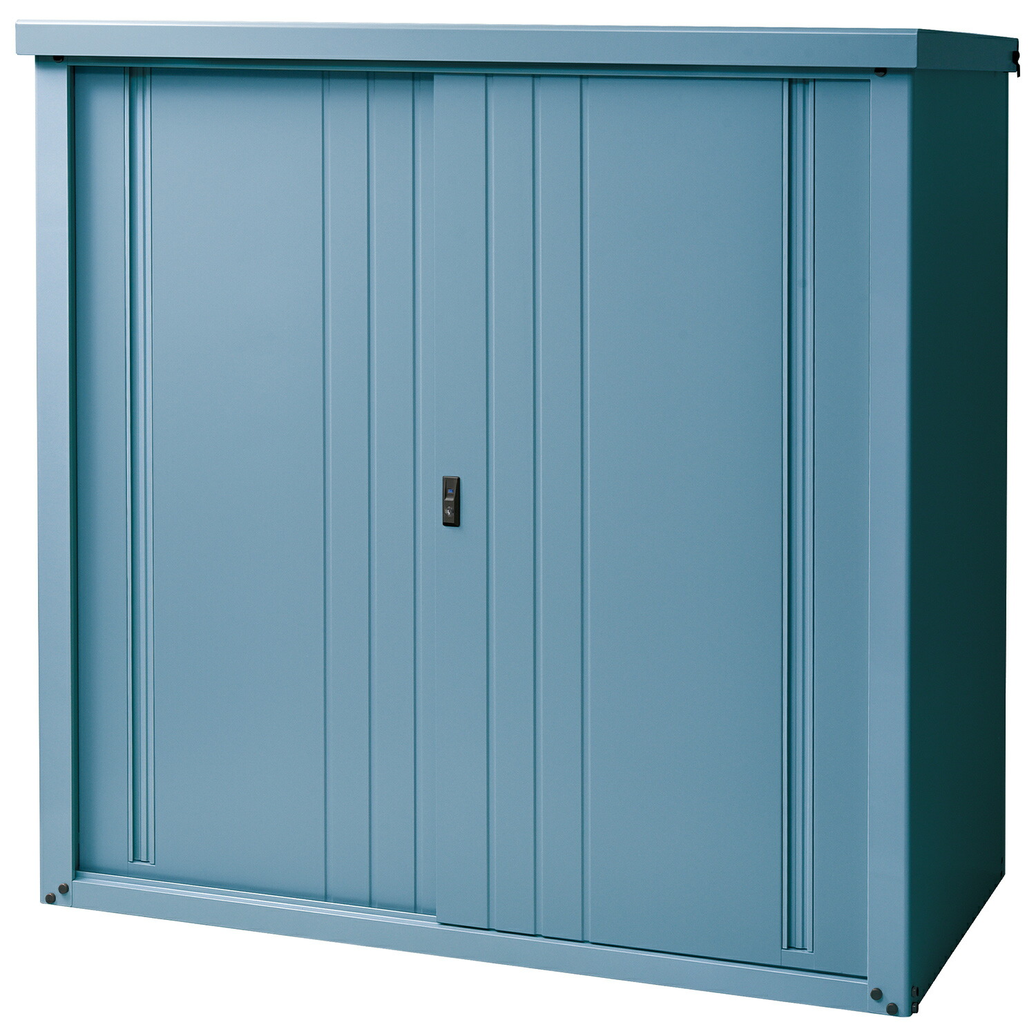 楽天市場】物置 屋外 おしゃれ 大型 (幅150奥行75高さ154) KSLB-1515