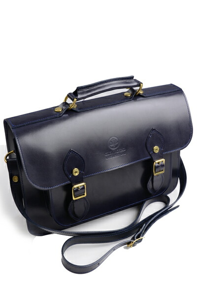 楽天市場】グレンロイヤル GLENROYAL サッチェルバッグ ダークブルー