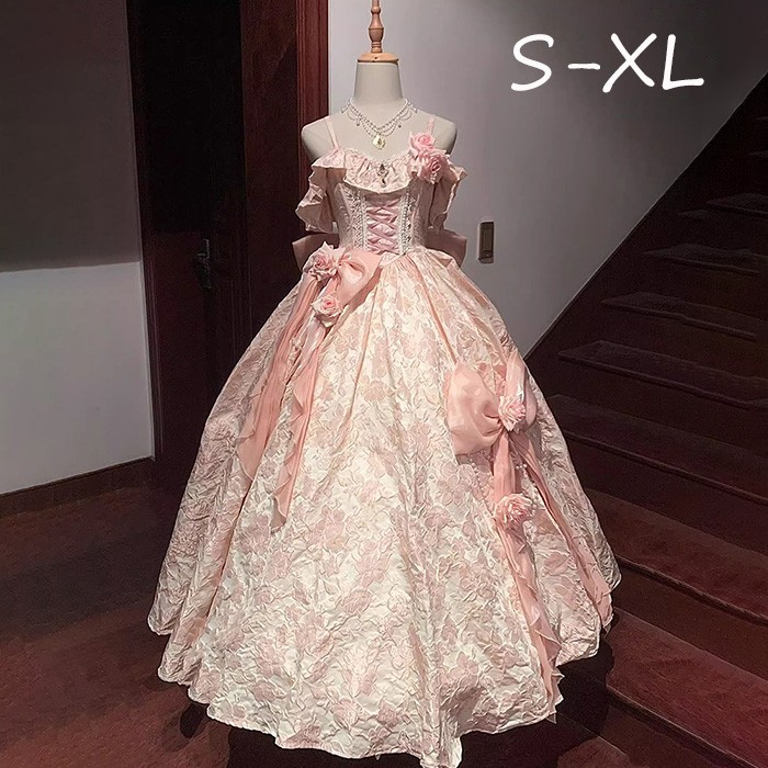 楽天市場】ワンピース ロリータ Lolita ドレス ピンクリボン