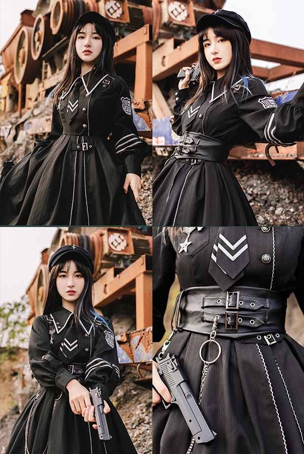 楽天市場】ロリータ ゴシック ゴスロリ ワンピース Aライン Lolita