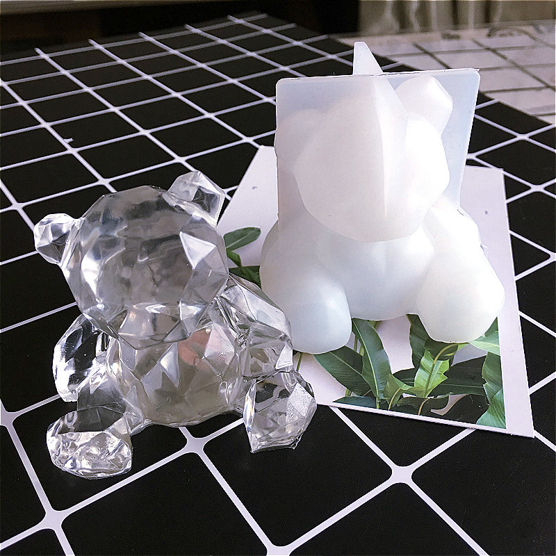 楽天市場】熊 クマ 立体 動物 シリコンモールド レジン アロマストーン