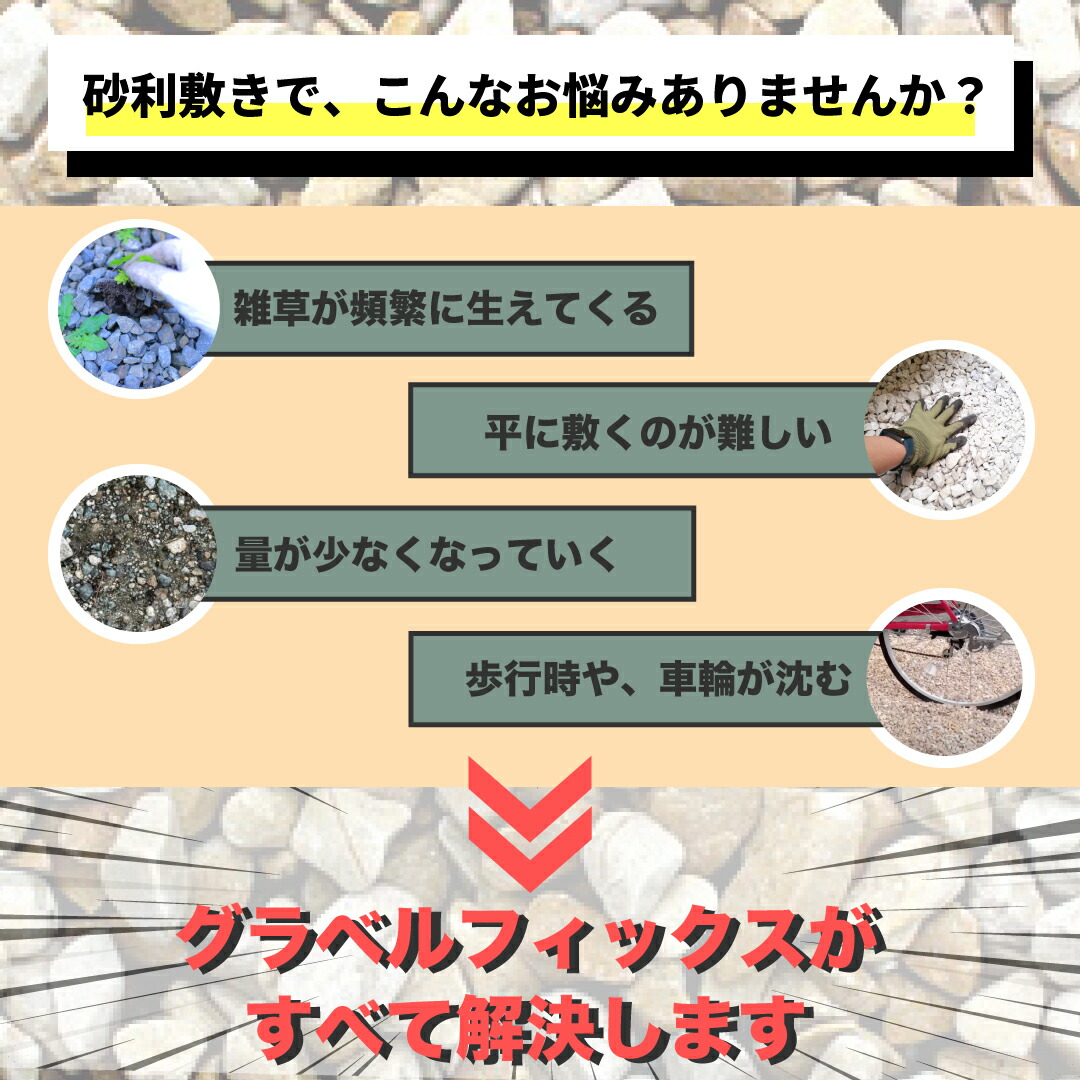 楽天市場】【砂利固定シート GRAVEL FIX LITE グラベルフィックス