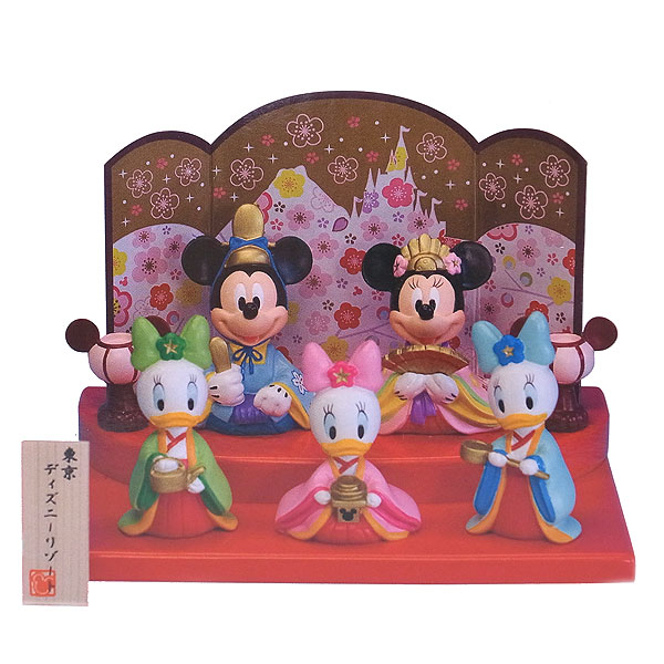 ディズニー リゾート ひな人形 5人飾り 雛人形 ミッキー ミニー 楽天