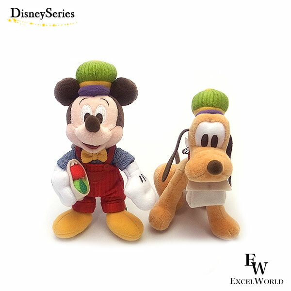 楽天市場】ミッキーとプルート ぬいぐるみバッジ2個セット ぬいバ
