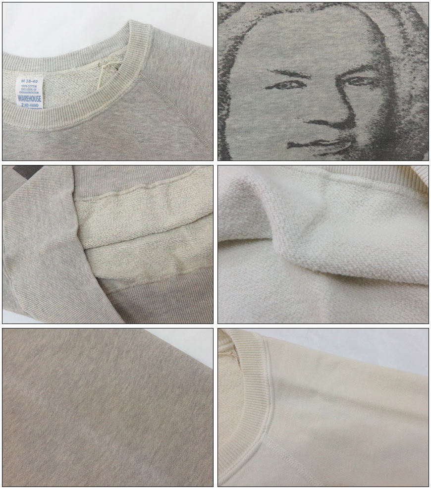 楽天市場】ウェアハウス WAREHOUSE クルーネック スウェット 461 FADED