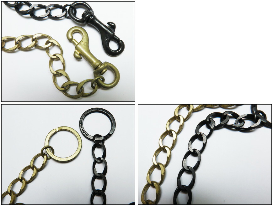 楽天市場】GLAD HAND グラッドハンド チェーン キーリング 35cm 真鍮