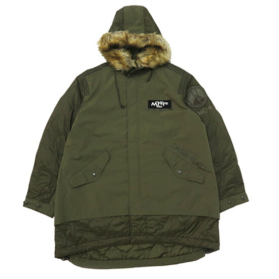 楽天市場】AVIREX アビレックス 長袖 キルト アーミー コート