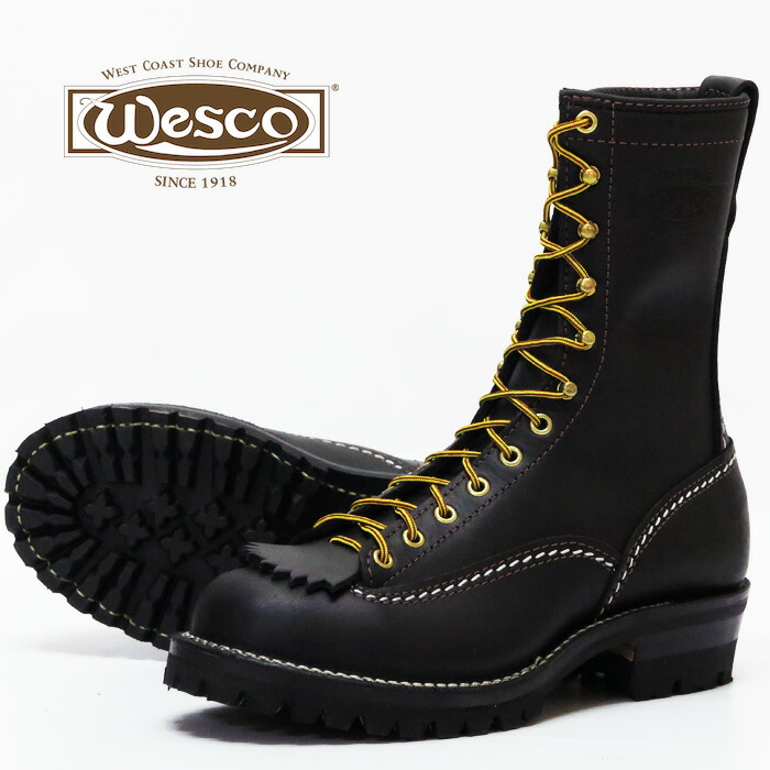 楽天市場】WESCO ウエスコ JOBMASTER BLACK ジョブマスター 10inch