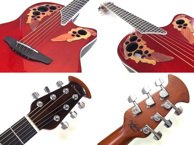 楽天市場】Ovation オベーション CE48 Ruby Red ルビーレッド エレアコ