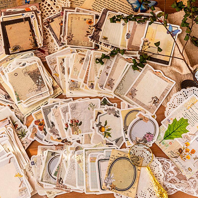 楽天市場】NS086 紙物素材 メモ ラベル タグ 手紙 コラージュ 素材