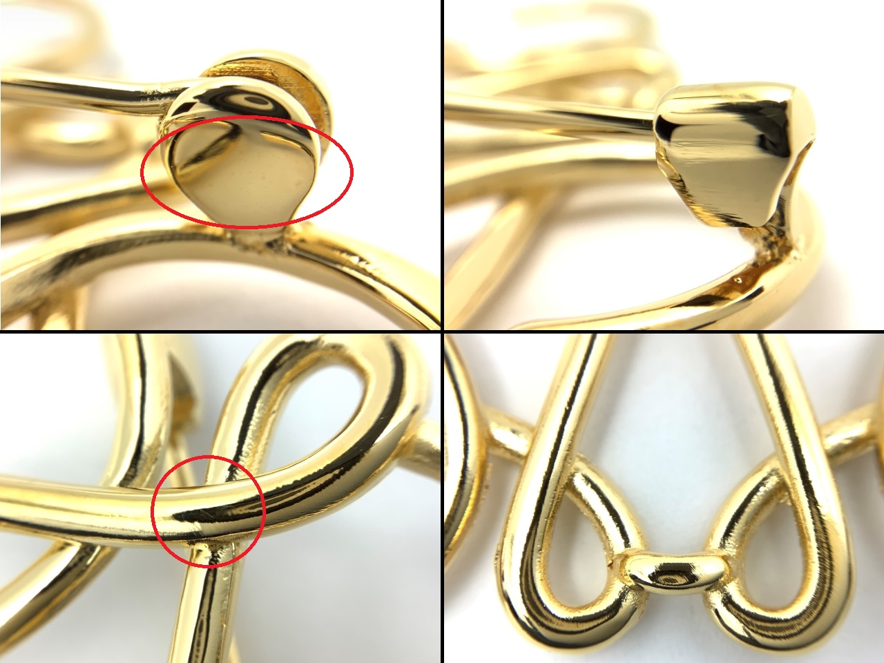 LOEWE ブローチ ゴールド ほぼ未使用品 中古・古着通販】LOEWE (ロエベ