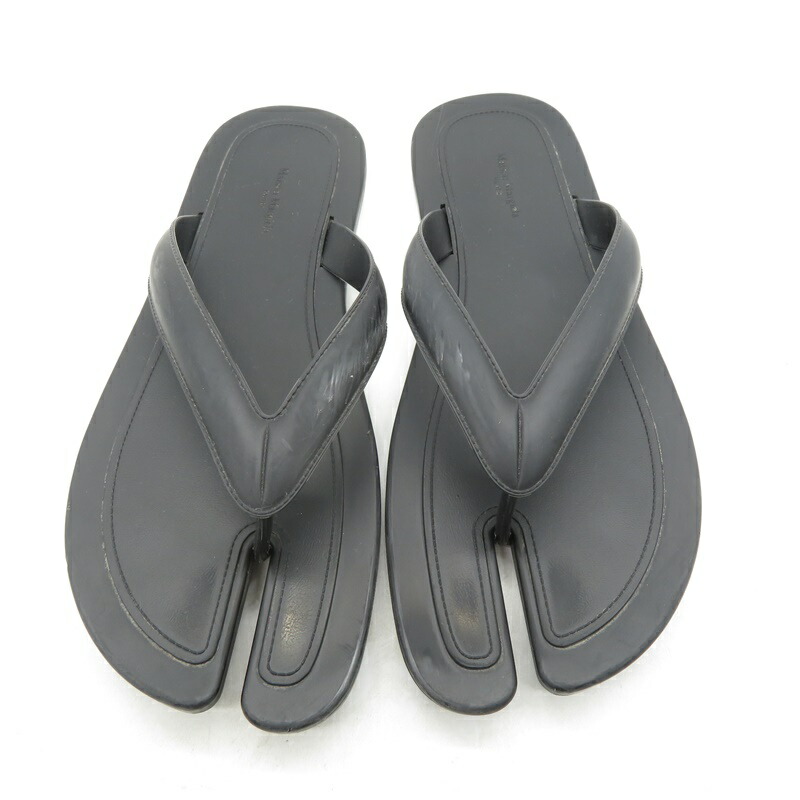 楽天市場】Maison Margiela 23ss TABI トング サンダル BLACK Size-42