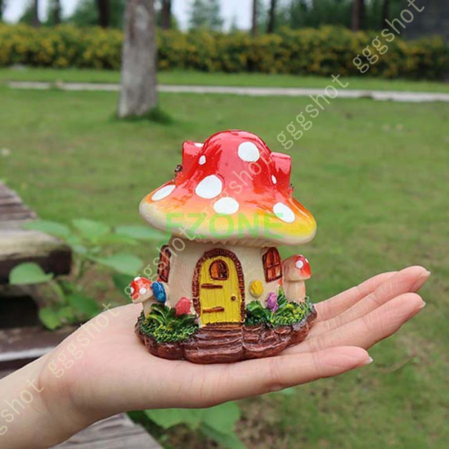 楽天市場】きのこ家 置物 可愛い キノコハウス オブジェ インテリア