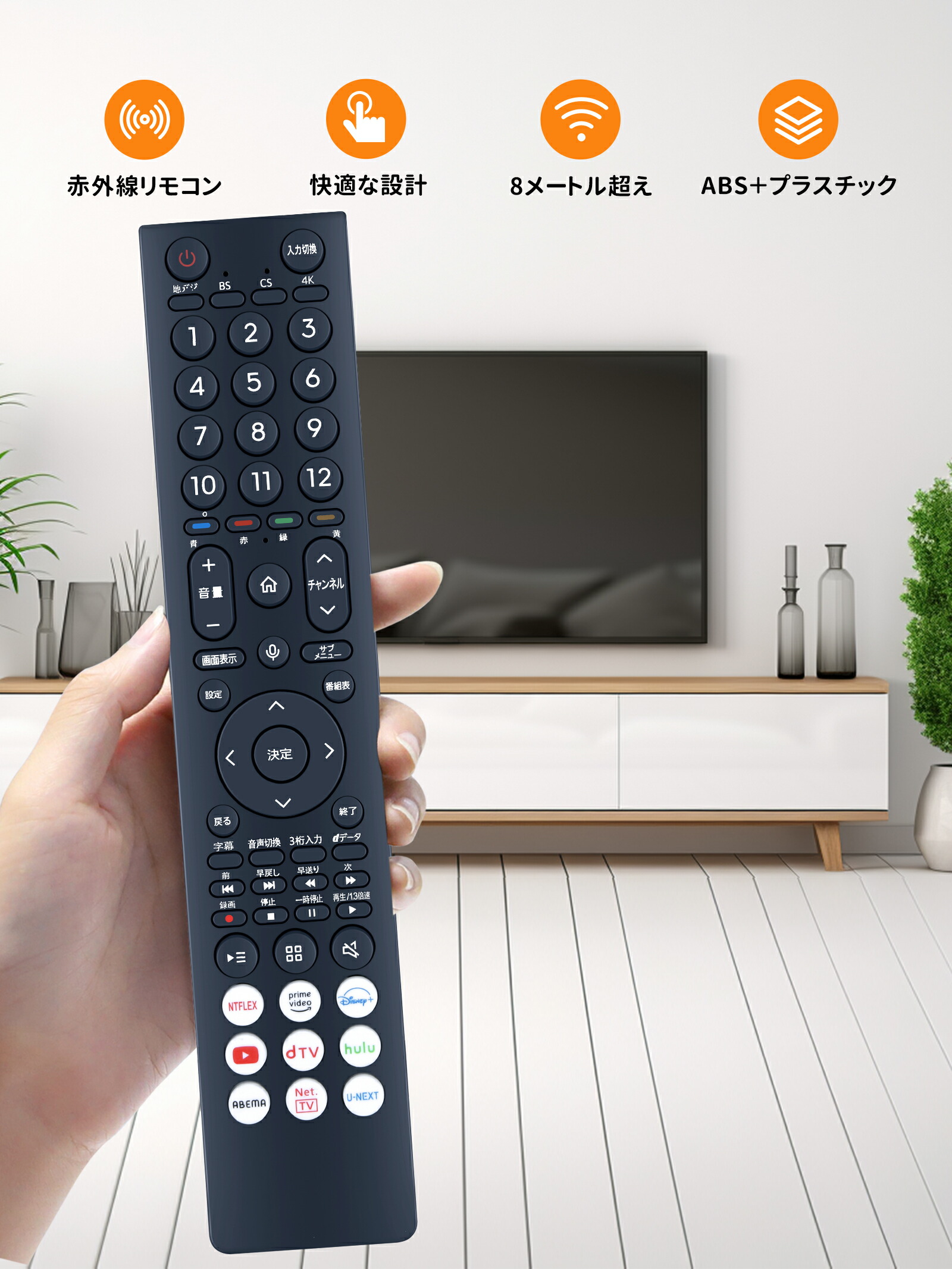 Hisense 43U7FG 2023年製 リモコン 動作OK WW3124 Hisense 43U7FG 2023