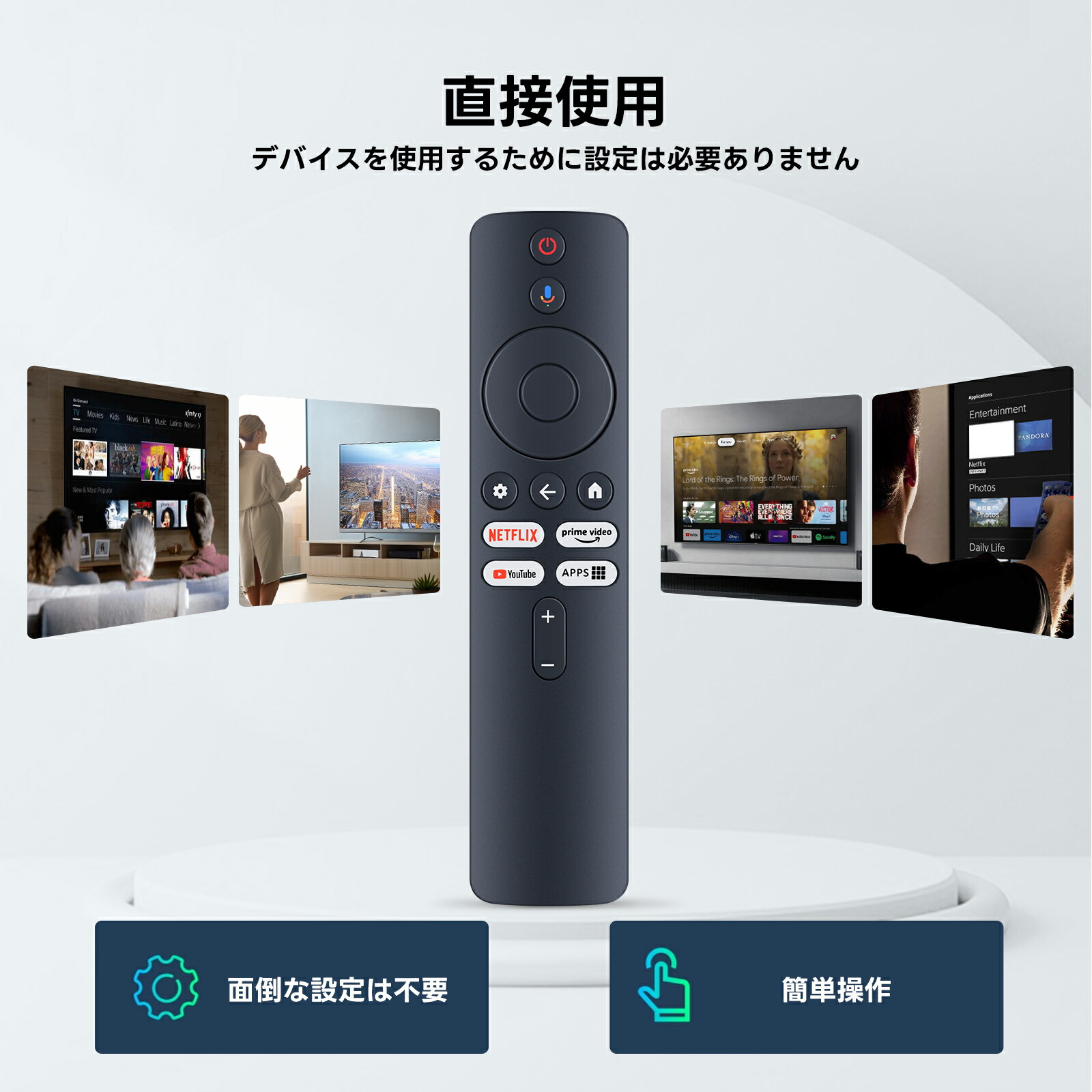 楽天市場】チューナーレステレビリモコン XMRM-NG for Xiaomi シャオミ