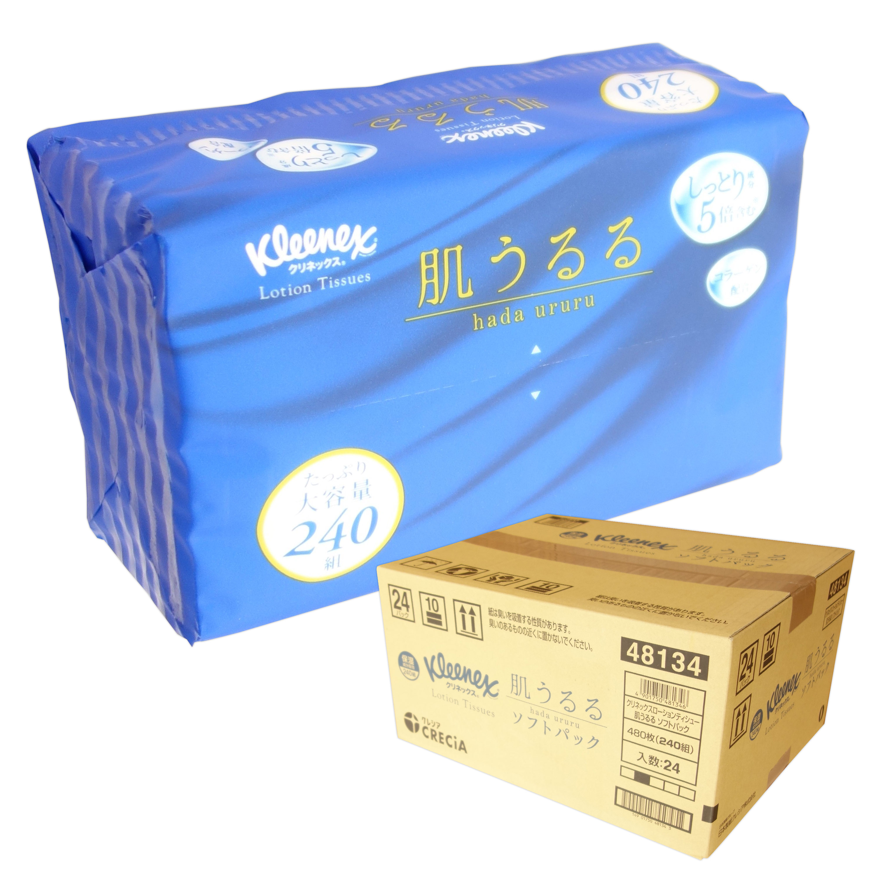 楽天市場】クリネックス ティシュー ローション 肌うるる ソフトパック