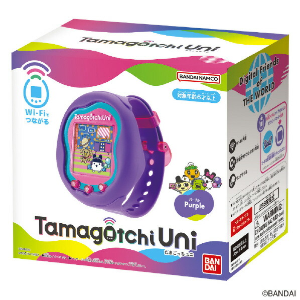 楽天市場】バンダイ Tamagotchi Uni Purple TAMAGOTCHIUNIPURPLE