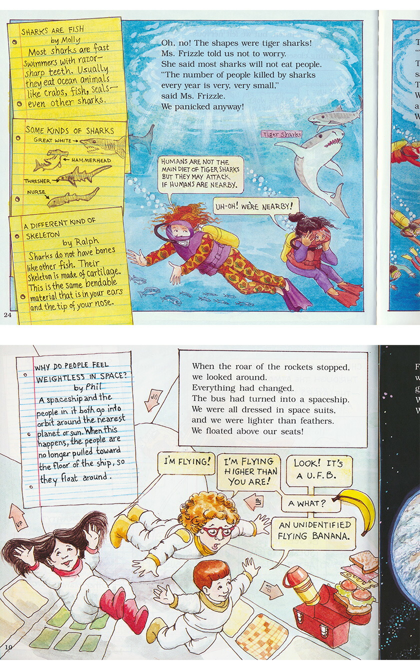 楽天市場】The Magic School Bus ベスト 6冊 BOXセット 朗読音声付き