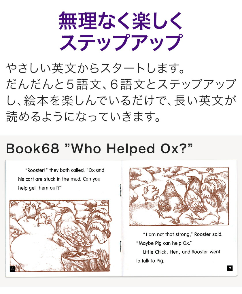 楽天市場】Phonics Readers レベルF フォニックス 英語絵本12冊セット
