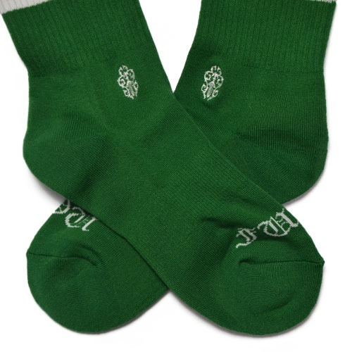 楽天市場】CHROME HEARTSClassic Stripe Socks - Green / Yellowクロム
