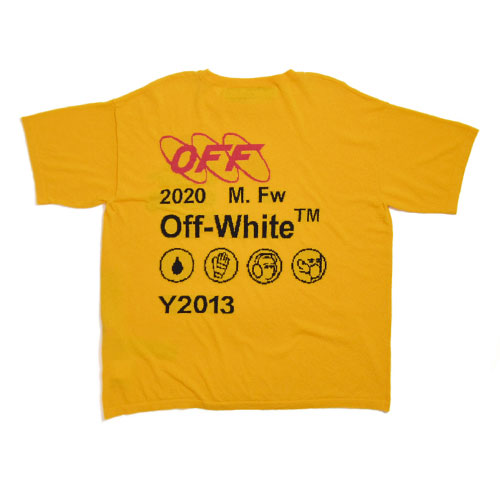 楽天市場】Off-WhiteINDUSTRIAL Y013 KNIT TEE YELLOW BLACKオフ