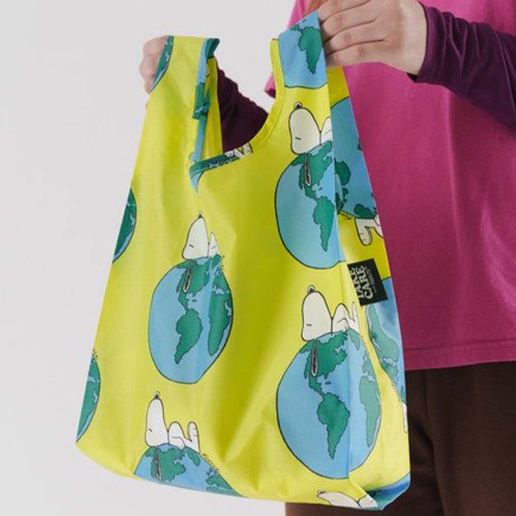 楽天市場】BAGGU バグー エコバッグ BABY SNOOPY スヌーピー TAKE CARE