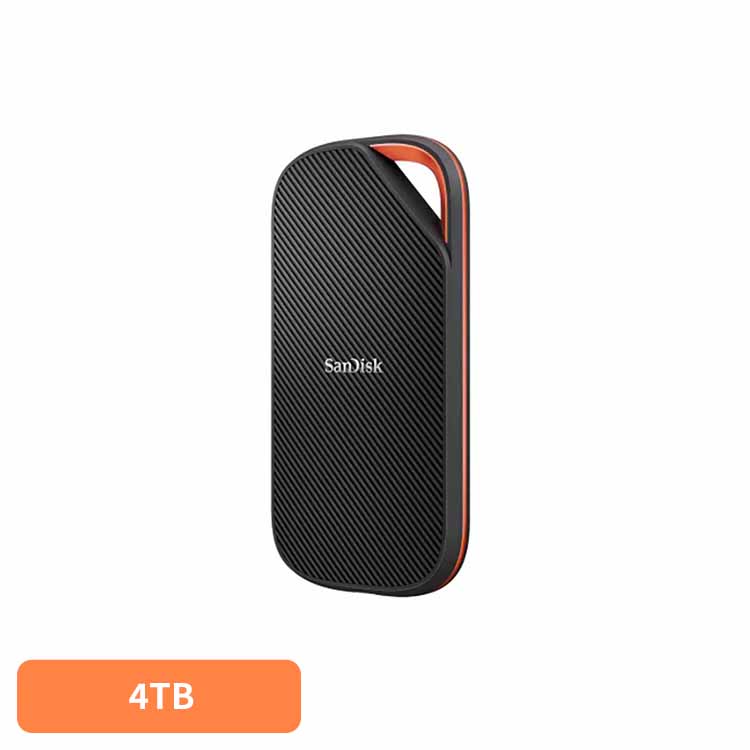 SanDisk Extreme PRO with USB4 4TB SDSSDE82-4T00-J25ポータブルSSD