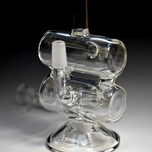 楽天市場】パイレックスP3.3製リサイクラーガラスボング(水パイプ