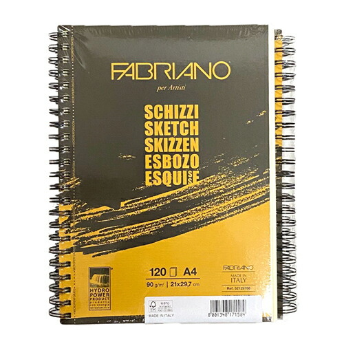 楽天市場】5冊セット ファブリアーノ スケッチブック ラフブック A4