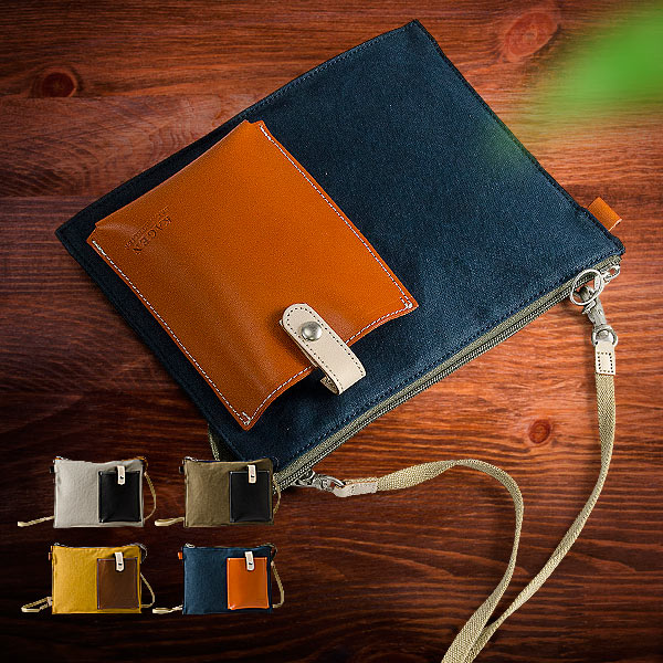 楽天市場】帆布 ヌメ革 サコッシュ ショルダーバッグ 懐 KAI