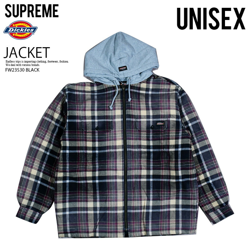 楽天市場】Supreme/DICKIES (シュプリーム/ディッキーズ) PLAID HOODED
