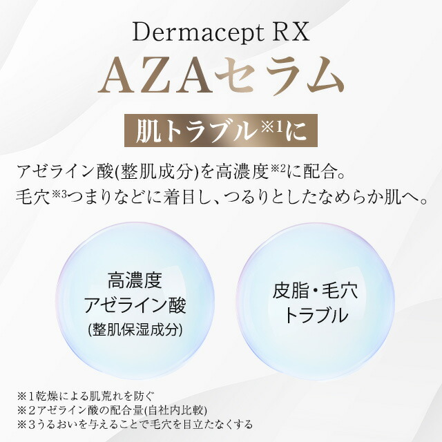 楽天市場】ダーマセプトRX AZAセラム 15g アゼライン酸クリーム ロート