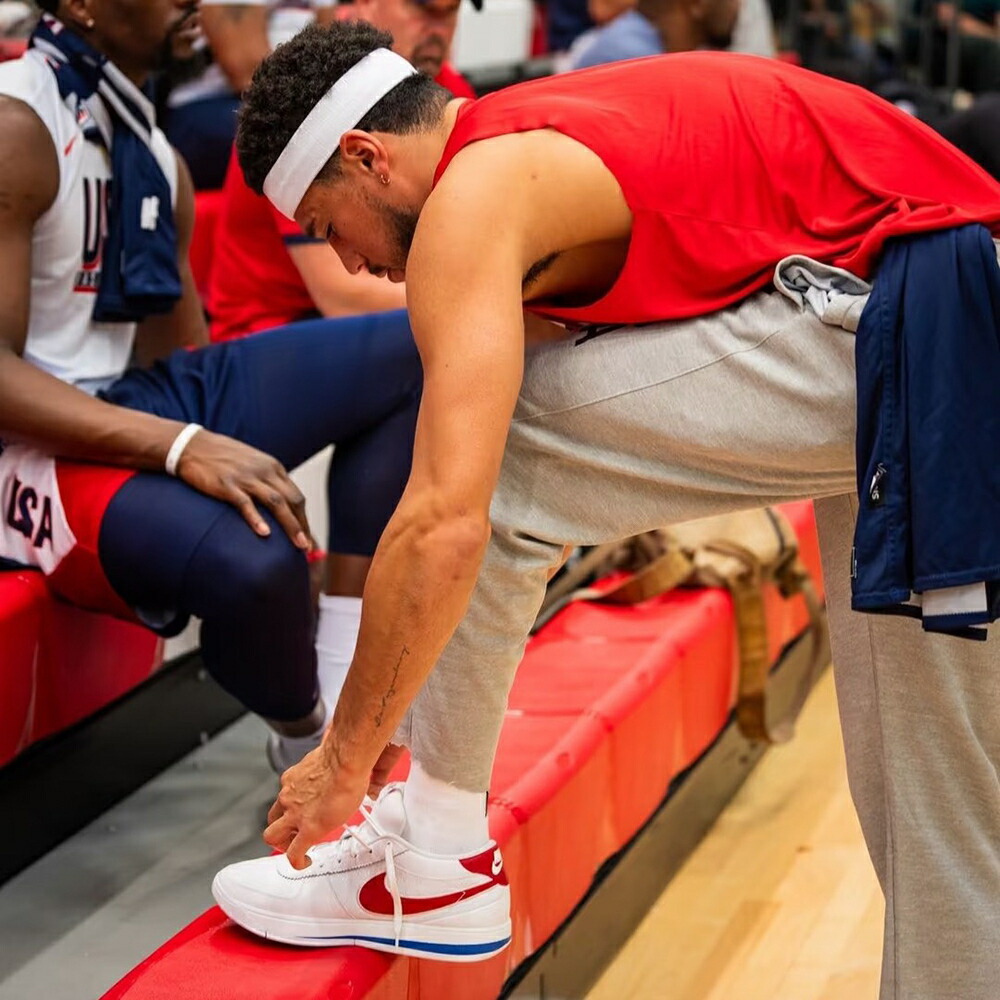 Nike BOOK1 バスケットボールシューズ ホワイト/レッド サイズ27 Nike