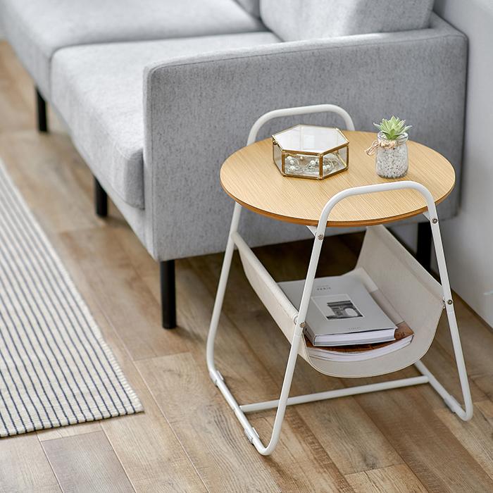 楽天市場】【ふるさと納税】スチールフレームサイドテーブル SFST-400F