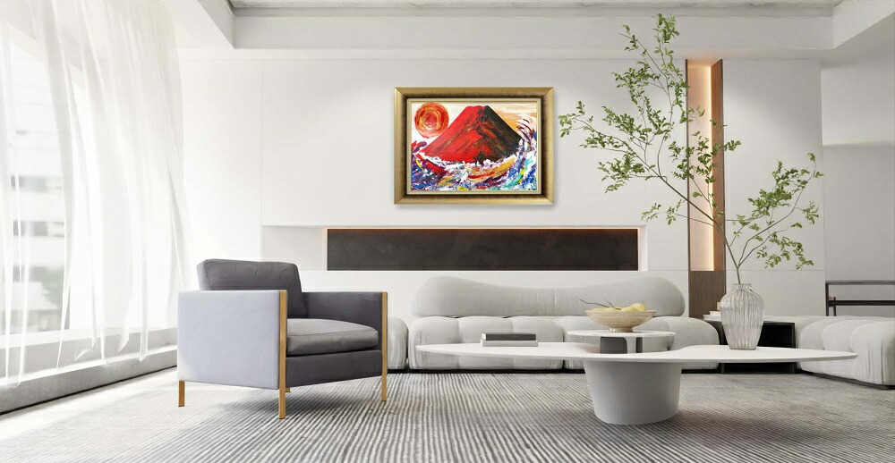 楽天市場】【ふるさと納税】 富士山 溶岩 絵画 アート インテリア