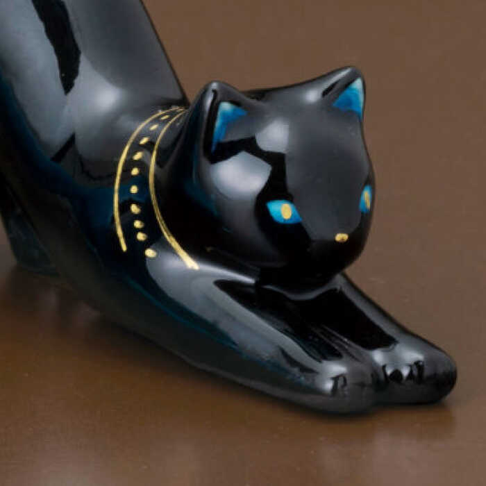 楽天市場】【ふるさと納税】【美濃焼】 青色ミニオーナメント 「青猫