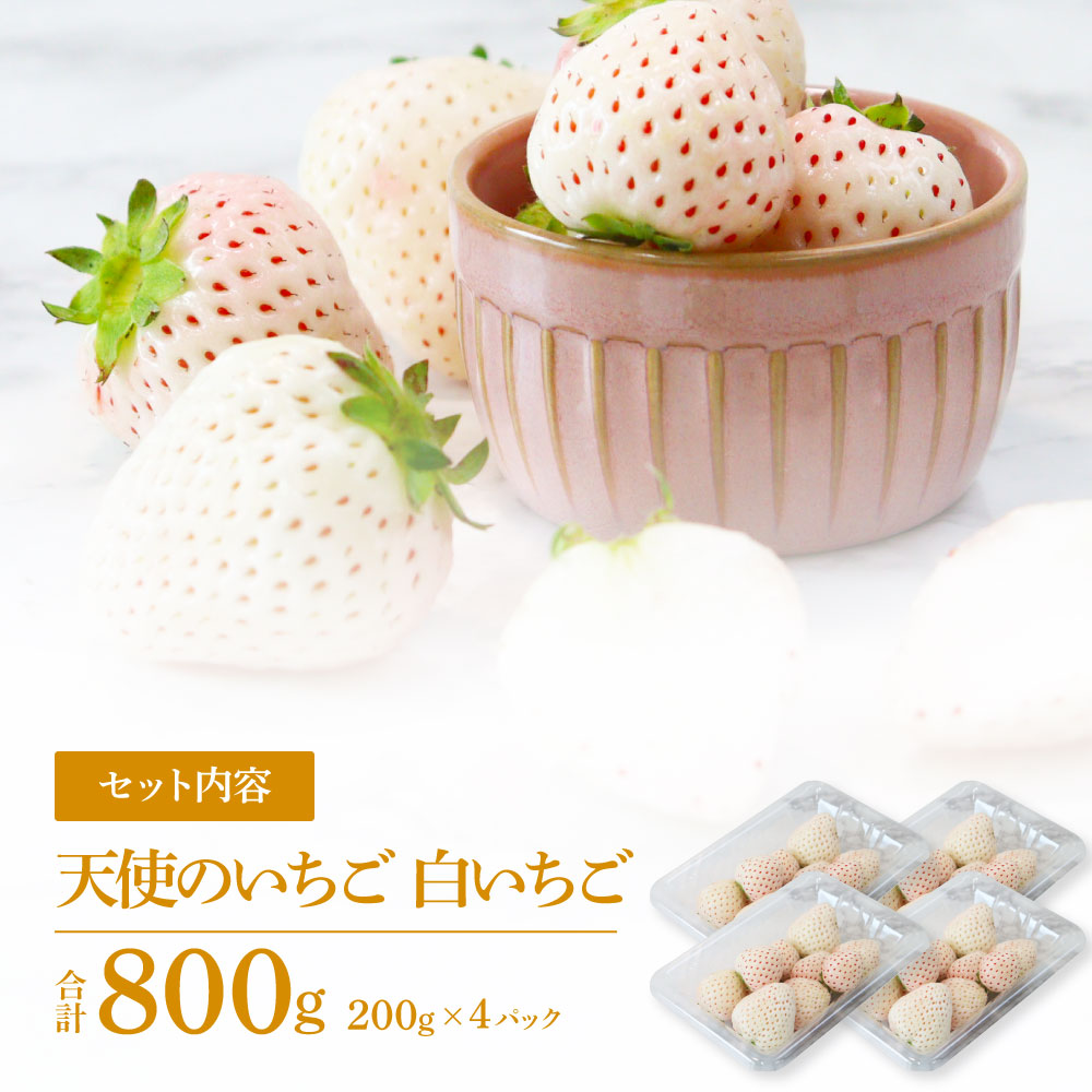 楽天市場】【ふるさと納税】Berry農園 天使のいちご（白いちご）200g×4