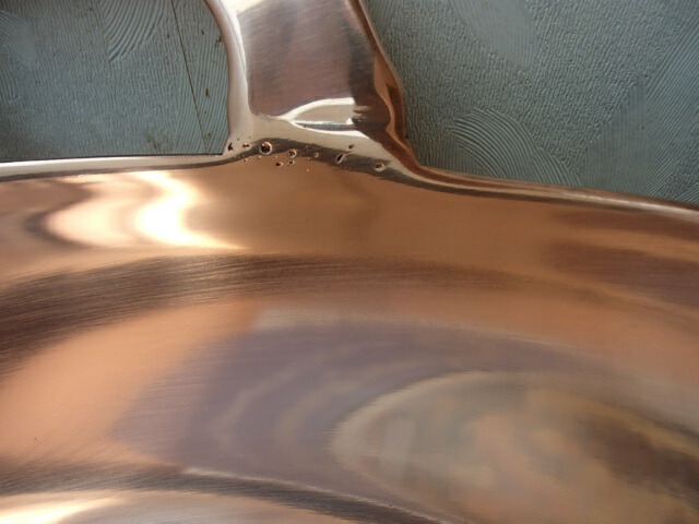 楽天市場】極厚 2,3mm 純銅 天ぷら鍋 30cm 錫引き無しタイプ 内径300mm