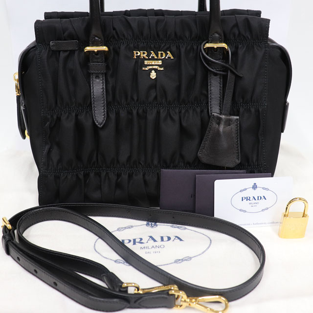 楽天市場】（美品）プラダ PRADA 2way ハンドバッグ ショルダー